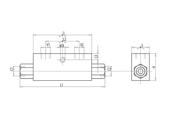 RSV-DW-3/8-L