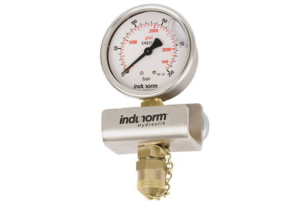 MT-MH60 - Pressure gauge with magnetic holder