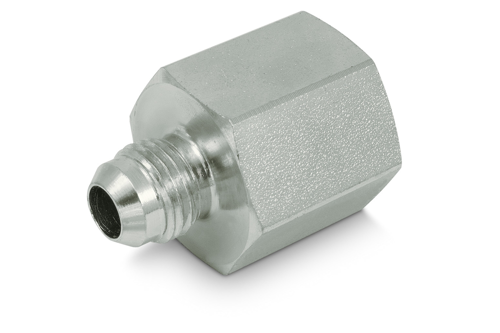 A07JM04MAV Straight union JIC pressure gauge connection Indunorm