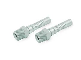 Threaded adapter with conical NPTF thread