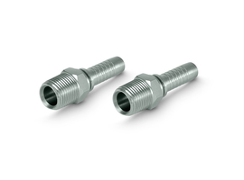 Threaded adapter with conical NPTF thread