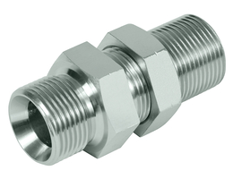 Straight bulkhead adaptor BM-BM (AGR - AGR)