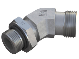 Adjustable male screw union WE 45/O/body (inch) - Zi-Ni