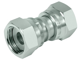 Straight adaptor ORF-ORF (ORFS UNION NUT - ORFS UNION NUT)