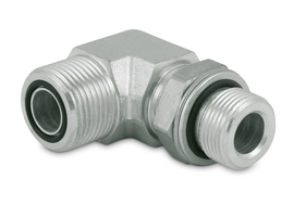 Adjustable angle screw-in adaptor 90° ORM-ME (ORFS MALE THREAD - AGM-WD)