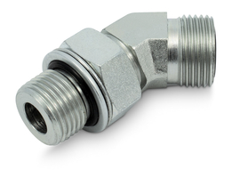 Adjustable angle screw-in adaptor 45° ORM-MO (ORFS MALE THREAD - AGM-WD)