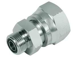 Straight adaptor ORF-ORM (ORFS UNION NUT - ORFS MALE THREAD)