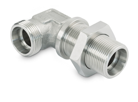 Straight bulkhead union WSV - stainless steel
