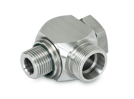 Banjo angle union WHO (inch) - stainless steel