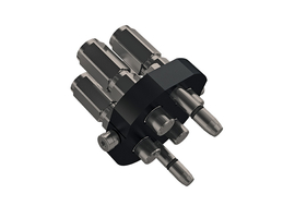 Faster series MST5 4x DN10 Zn-Ni male coupling (P506G)