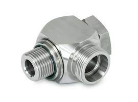 Banjo angle union WHO (inch) - stainless steel