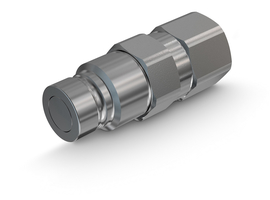 Flat-Face 2FFI male coupling (stainless steel)