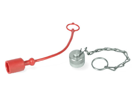 HNV brass dust protection for male coupling