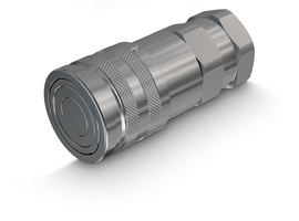 Flat-Face 2FFI female coupling (stainless steel)