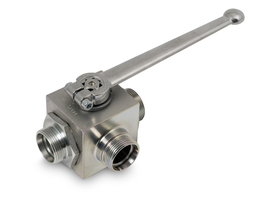 Directional ball valve (metric, light series)