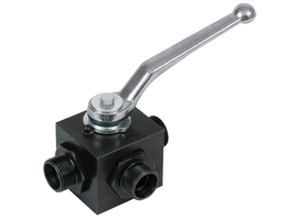 Directional ball valve (metric, heavy series)