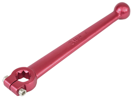 Ball valve levers, straight version