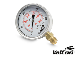 Valcon® pressure gauge NG100, connection: lower