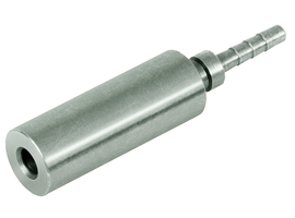 Swage nippel with pipe socket