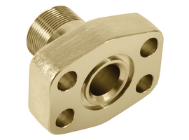 Flange with sealing edge connection 6000 PSI