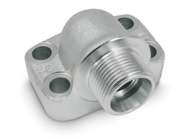 Flange with sealing edge connection 90° 6000 PSI