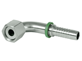 ORFS 90° with union nut (XV)