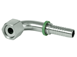 ORFS 90° with union nut (XV)