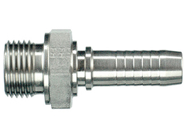 ORFS with male thread (XP-VA / Stainless steel)