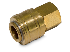 Plug-in coupling with internal thread