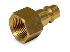 Plug-in nipple with internal thread