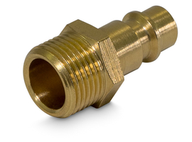 Plug nipple with external thread