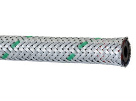 fuel hose (with metal braiding)