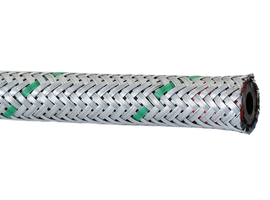 fuel hose (with metal braiding)