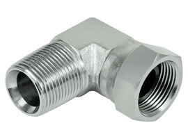 Angle screw-in adapter 90° - NPT-NPSM
