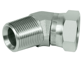 Angle screw-in adapter 45° - NPT-NPSM