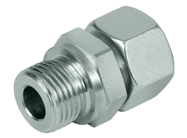 Straight male union pre-assembled GES (metric)