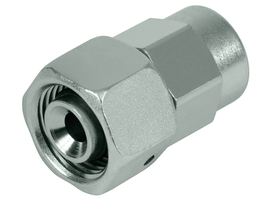 Pressure gauge union with 24° DKO swivel MAVE