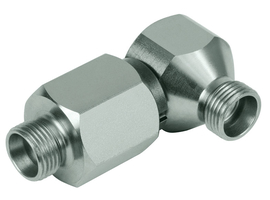 Rotating ball centered tube fitting D/W (metric)