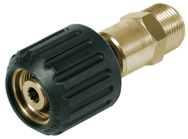 High pressure washing connector for HWS