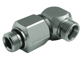 Rotating ball centered tube fitting D/WE (inch)