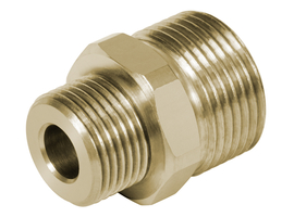High pressure washing connector for HWS