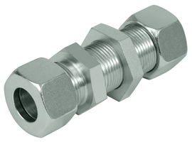 Straight bulkhead union SV