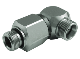 Drehbare kugelgeführte Winkeleinschraubverschraubung D/WE - metrisch, Körper