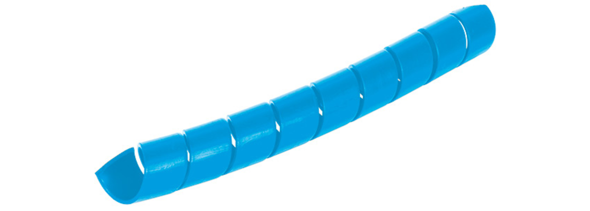 Plastic hose protector spiral SKW blue