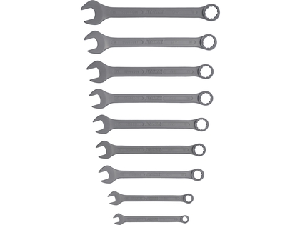 Combination wrench set DIN3113A, 12 parts, 10-32mm