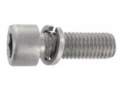 Hexagon socket screw for SAE-flange