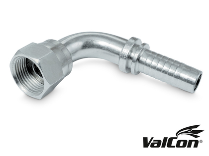 Valcon® swage fitting ORFS 90° with union nut LORF 90°